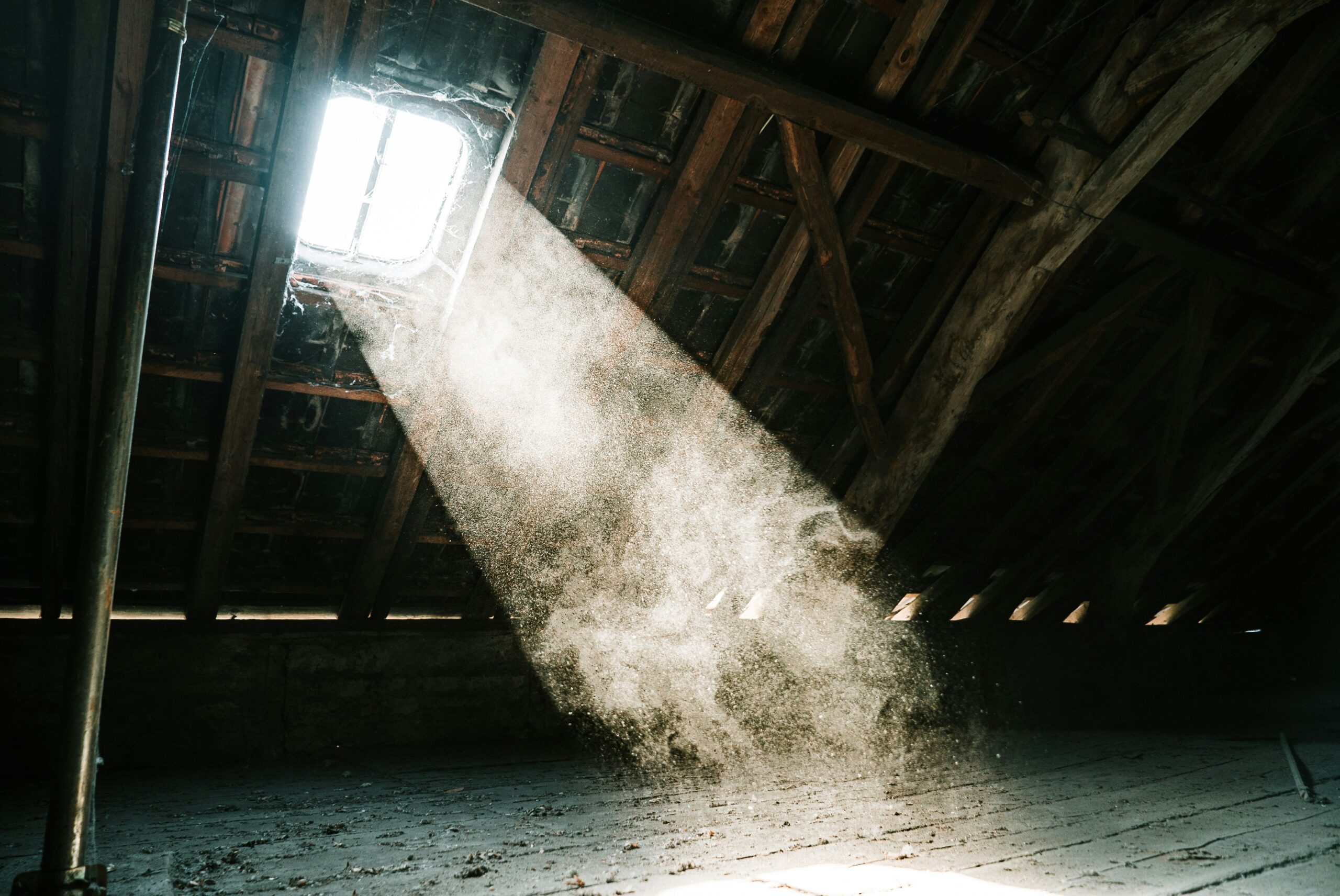 A random attic in the ghost town Manheim, Germany. It's going to be teared down for coal in the next years, so everything is