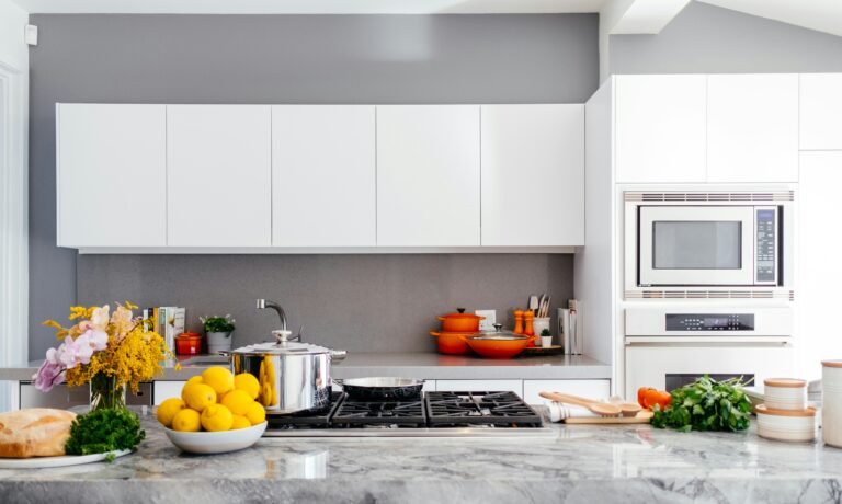 White over-the-range oven - Step-by-Step Guide to Installing Under Cabinet Lighting