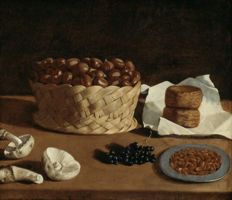 Artist Paolo Antonio Barbieri Title Kitchen Still Life Place Italy (Artist's nationality:) Date 1635–1645 Medium Oil on canva