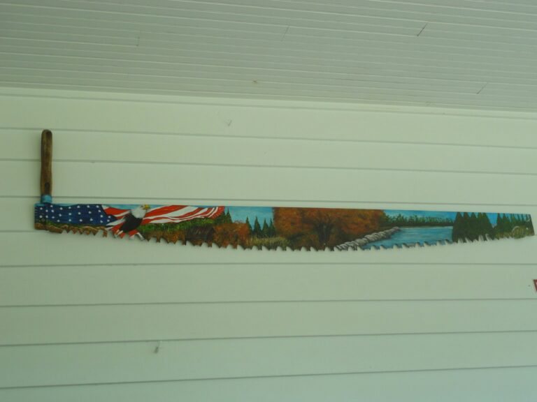 a picture of an american flag on a wall