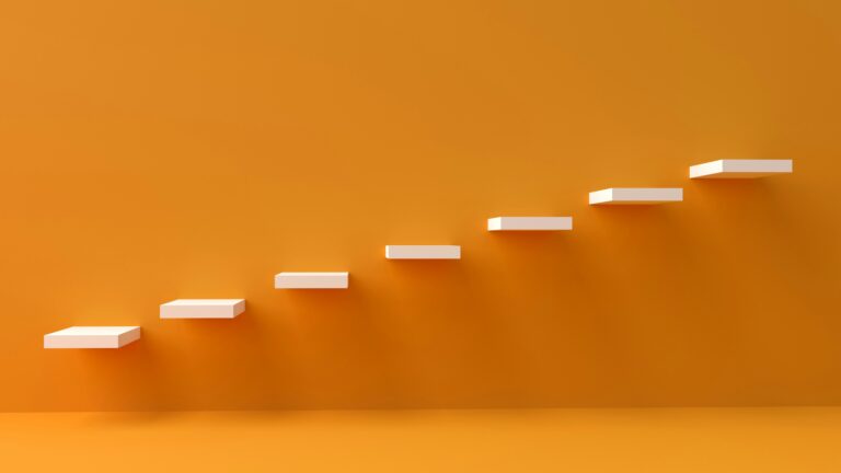 Ascending stairs or ladders abstract 3d image - Best Ladder Types for Indoor and Outdoor Use