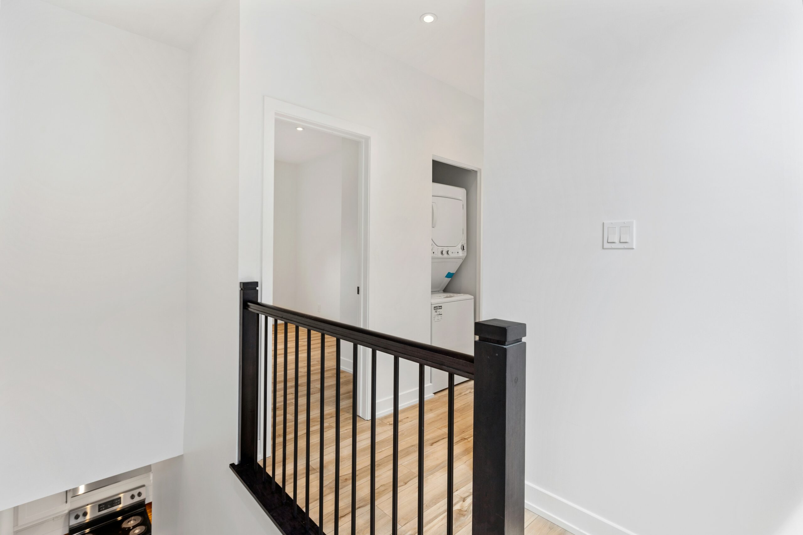 a staircase in a house